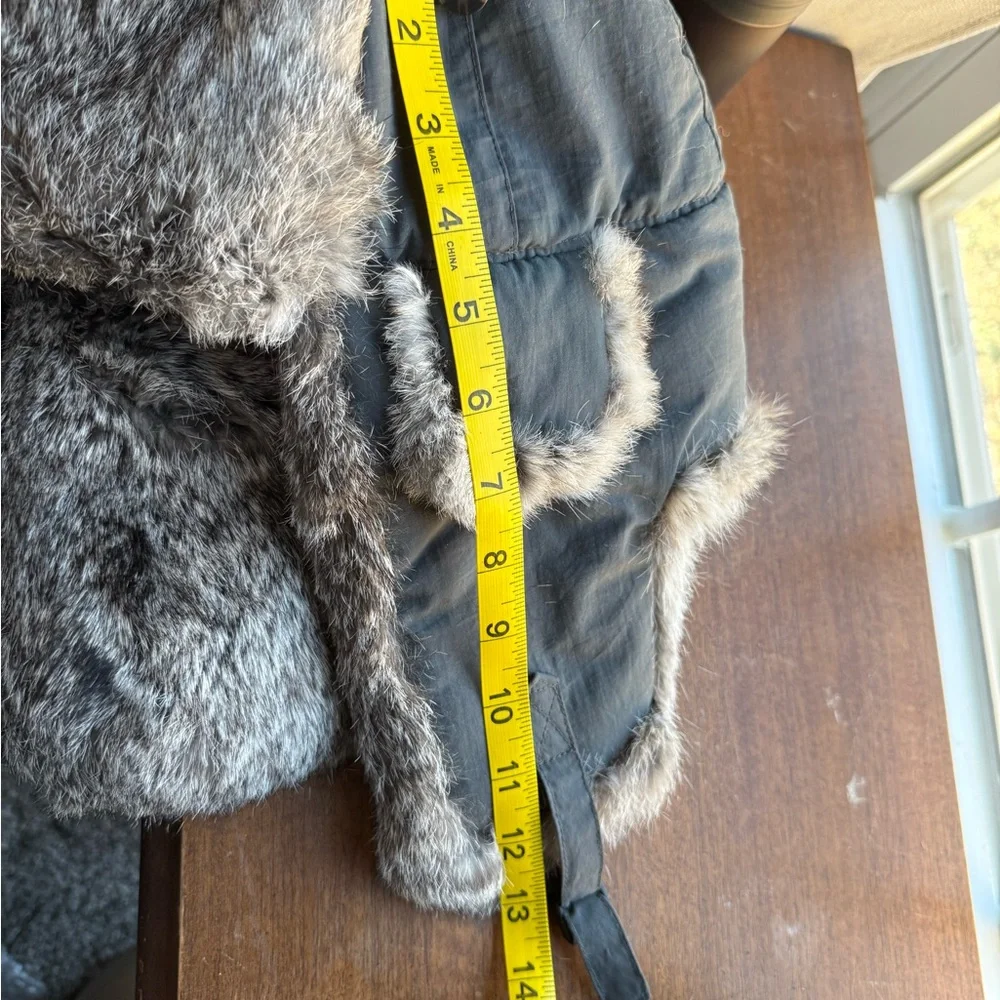 Mad Bomber  Hat Large Trapper Fake  Fur Lined Snap Button Pilot Cap - Picture 12 of 13